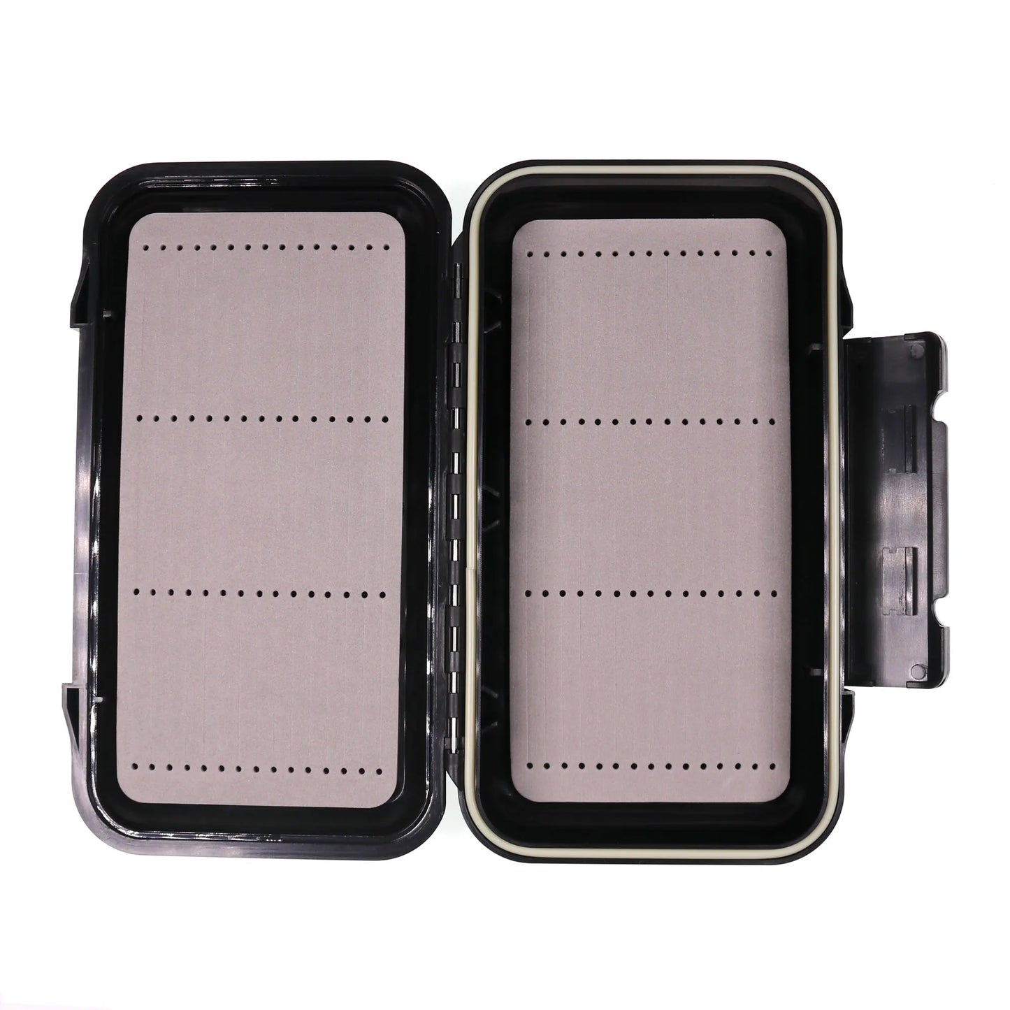 Wifreo 1PC Waterproof Stream Flies Combo Set Box Trout Fishing Fly Cases with Silicone Linear Dry WetNymph Storage Portable Case