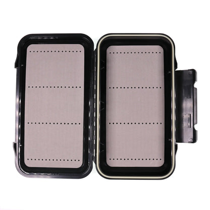 Wifreo 1PC Waterproof Stream Flies Combo Set Box Trout Fishing Fly Cases with Silicone Linear Dry WetNymph Storage Portable Case