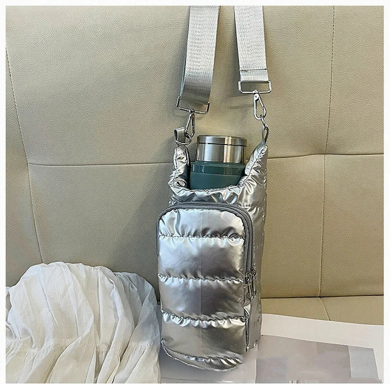 Autumn Winter Water Bottle Bag Thickened Thermal Water Bottle Cover Outdoor Sports Portable Water Bottle SleeveChristmas Gifts
