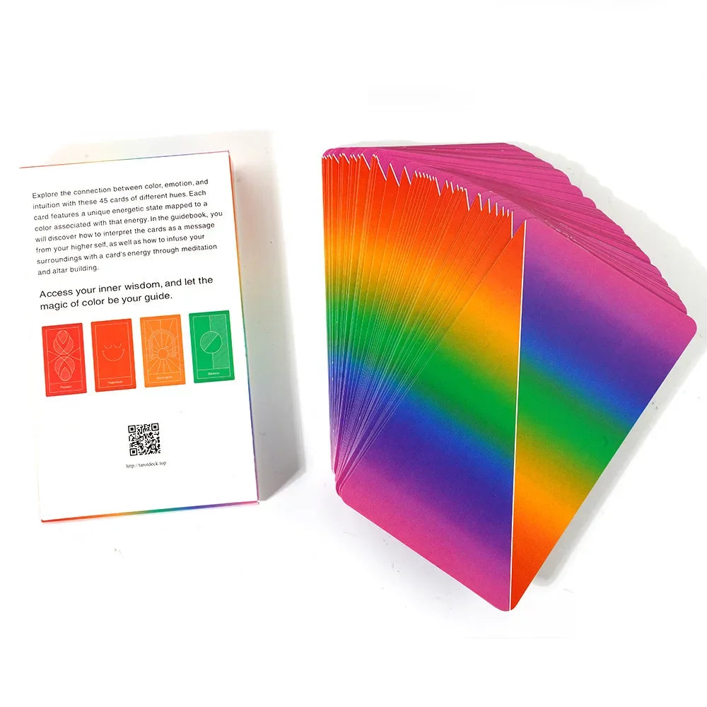 New Card Prisms Oracle Card Fate Divination Family Party Paper Cards Game Tarot And A Variety Of Tarot Options PDF Guide