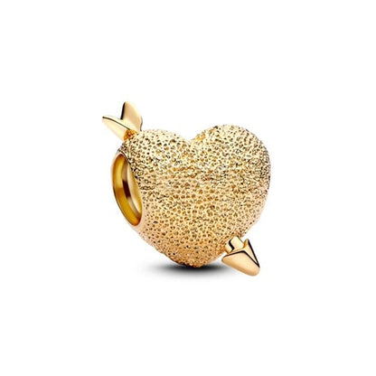 New Gold Plated Safety Chain、Hearts Clip、Family Tree、Snowflake Charm Bead Fit Original European 925 Silver Bracelet Jewelry Gift