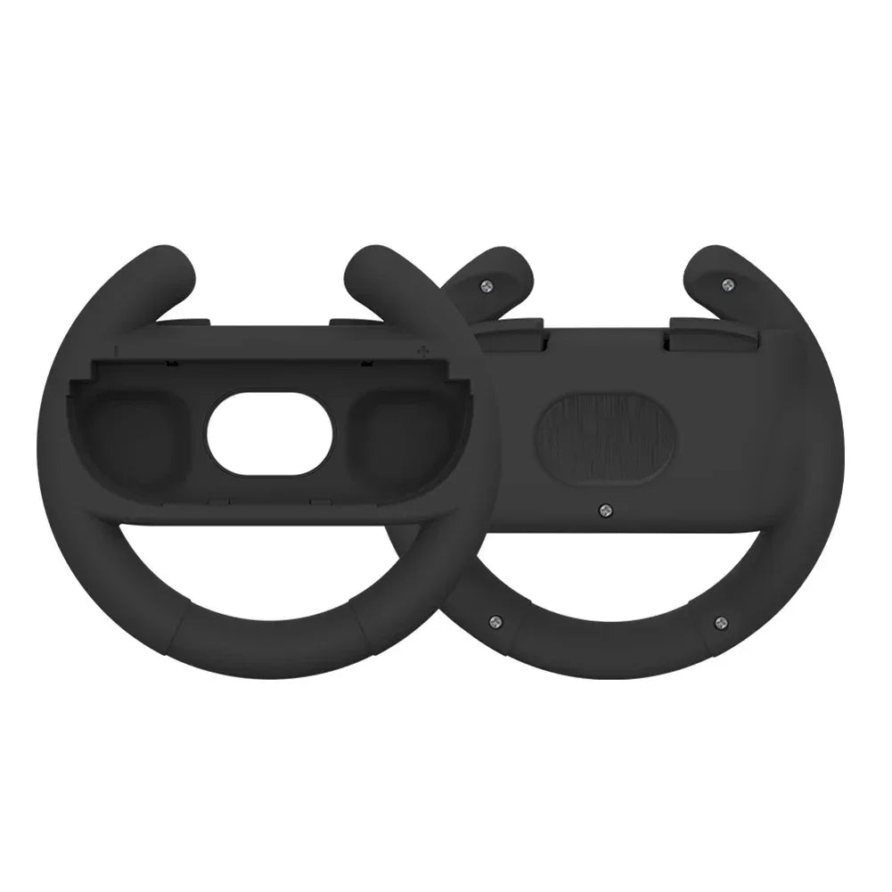 2PCS Steering Wheel for Nintendo Switch 2 JoyCon Controller for NS2 Gaming Racing Steering Wheel Hand Grip for Switch 2 Accessor