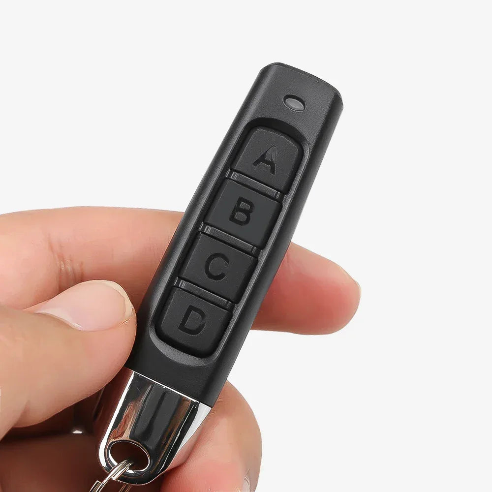 50-10PCS Remote Control 433MHz Car Key Garage Door Gate Opener Remote Control Duplicator Clone Cloning Code 4-Button Transmitter