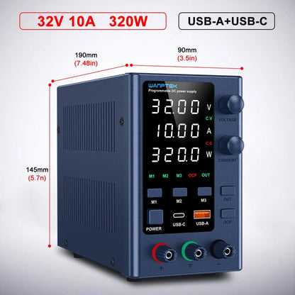 Wanptek DC Laboratory Power Supply 30V 10A 60V 5A 120V 3A Adjustable Voltage Current Applicable voltage 110V 220V Power Supply