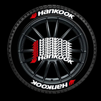 Hankook Universal 3D Auto Waterproof Tire Sticker Car Wheel Rubber Conjoined Lettering Decals Accessories