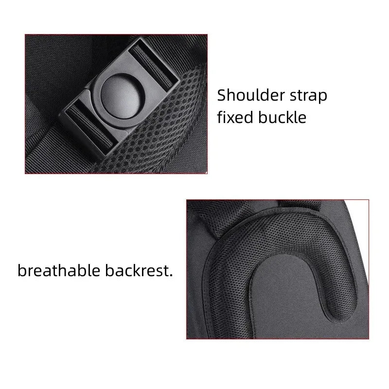 Backpack Hard Case EVA Liner Shock Absorption Waterproof Bag Storage Glasses V2 Motion Joystick Remote Control for DJI FPV Drone