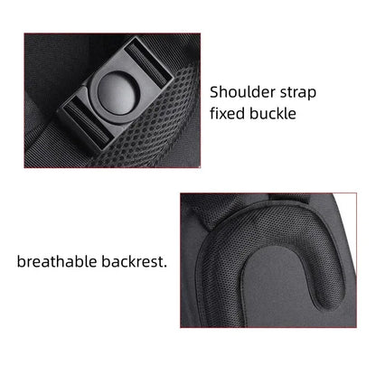Backpack Hard Case EVA Liner Shock Absorption Waterproof Bag Storage Glasses V2 Motion Joystick Remote Control for DJI FPV Drone