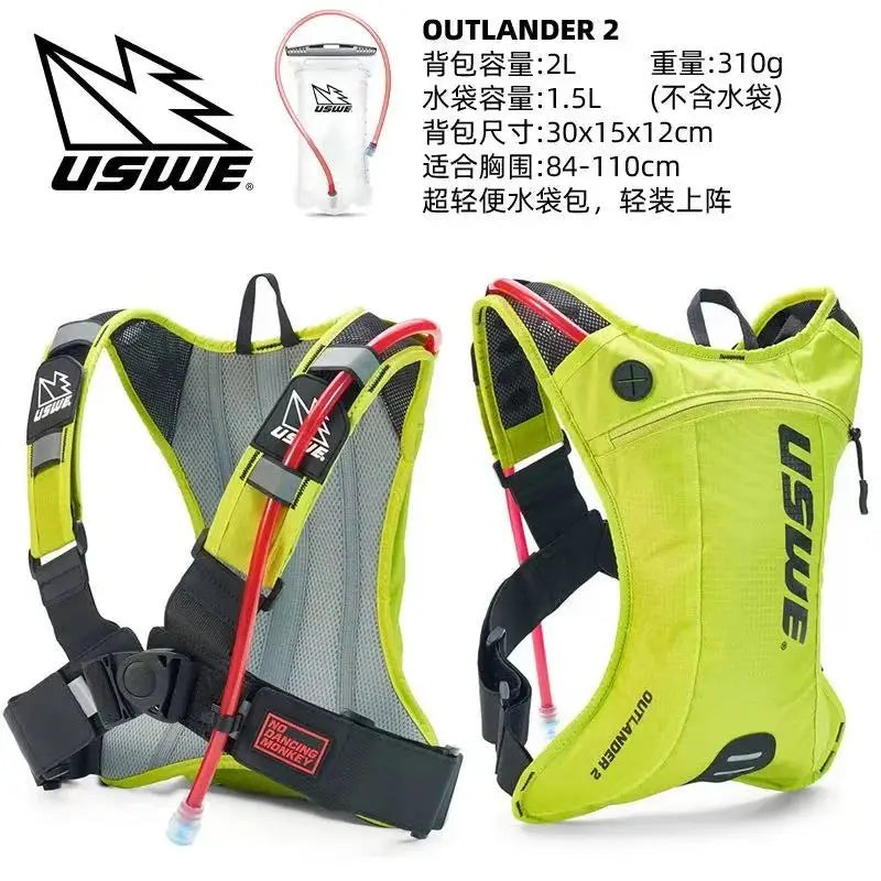 USWE water Bag Cycling Sports Travel Hiking Backpack Lightweight Breathable