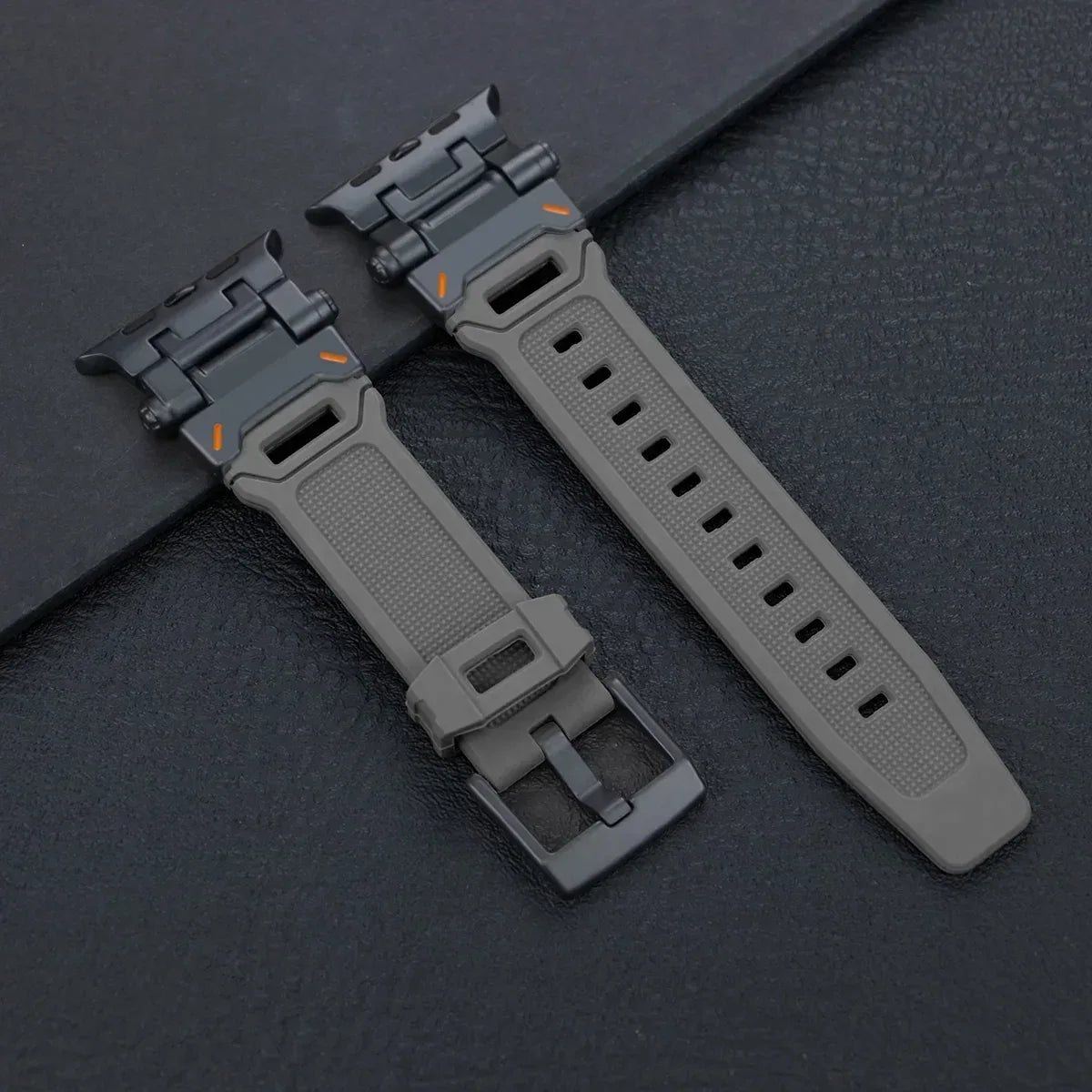 Silicone Sport Band for Apple Watch Ultra 49mm 45mm 42 44mm Rubber Strap for iWatch Series 9 8 7 se 6 5 4 ultra 2 49 Correa