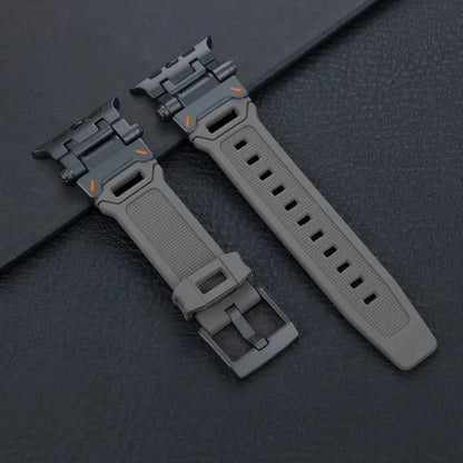 Silicone Sport Band for Apple Watch Ultra 49mm 45mm 42 44mm Rubber Strap for iWatch Series 9 8 7 se 6 5 4 ultra 2 49 Correa