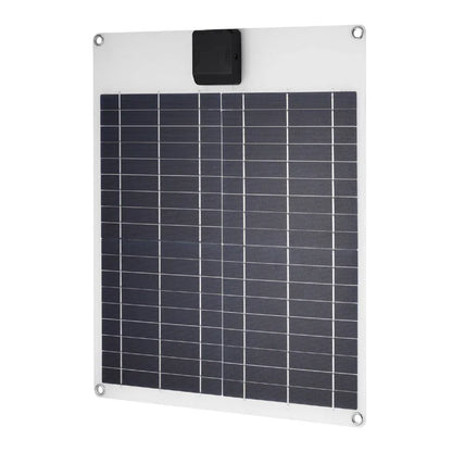 Solar Panel 20W-100W USB Type-C Waterproof Outdoor Hiking Camping Portable Battery Mobile Phone Charging Bank Charging Panel 5V