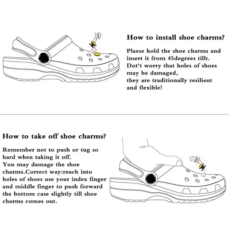 Hot sales Fashion shoe Charms for Iced Cherry Blossoms Clogs Shoe Buckle Cute shoe Accessories Decoration for Girls Gift