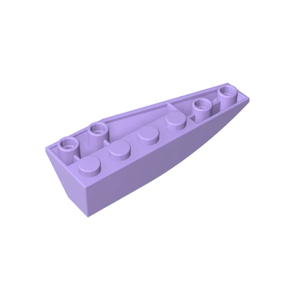Gobricks 10PCS 41765 Bricks Wedge Curved Inverted 6 x 2 Parts Left Compatible MOC Building Block Adult Kids DIY Education Model