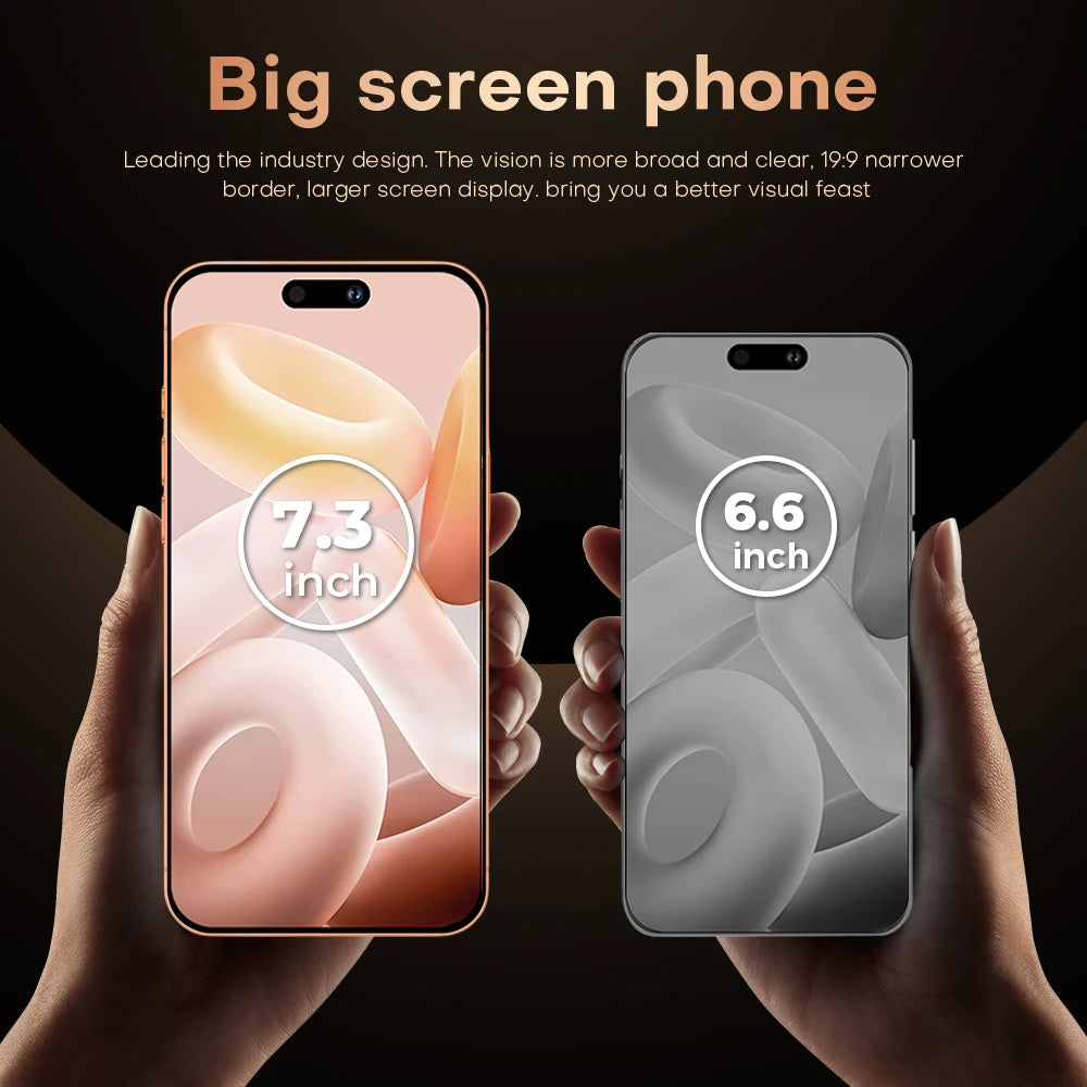Hot 2026 High Quality i17 Pro Max Original Intelligent 4G 5G Dual Card Dual Standby System Global Version 8000mAh Battery