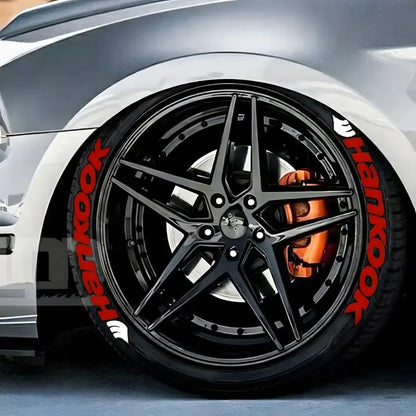 Hankook Universal 3D Auto Waterproof Tire Sticker Car Wheel Rubber Conjoined Lettering Decals Accessories