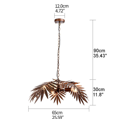 Modern Boho coconut tree leaf chandelier E27 Loft creative hanging lamp for living room bedroom restaurant apartment lobby hotel