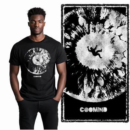 Coolmind U4 Streetwear Cool Print Exclusive Graphic T shirt fo men 100% Cotton Big Size vintage BLACK men's novelty tee shirt