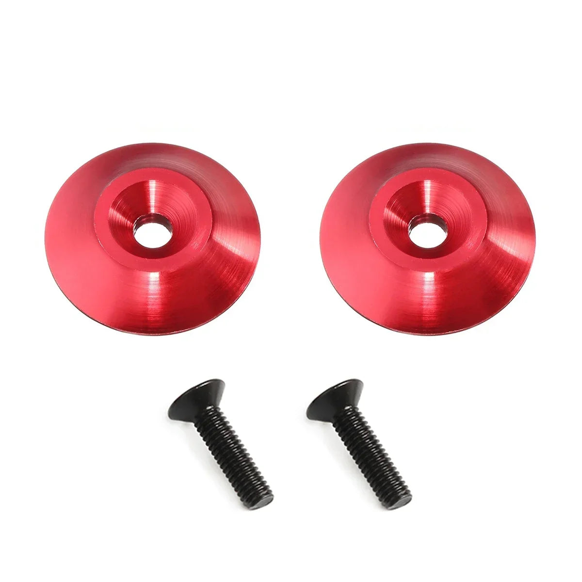 New Aluminum Tail Wing Gasket M3 Countersunk Screws Washers for 1/8 1/10 Scale Off Road Buggy Monster Truck Crawler RC Dift Cars