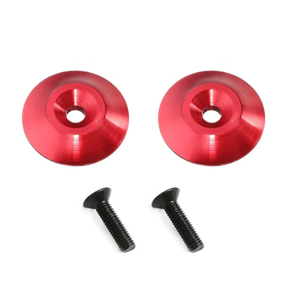 New Aluminum Tail Wing Gasket M3 Countersunk Screws Washers for 1/8 1/10 Scale Off Road Buggy Monster Truck Crawler RC Dift Cars
