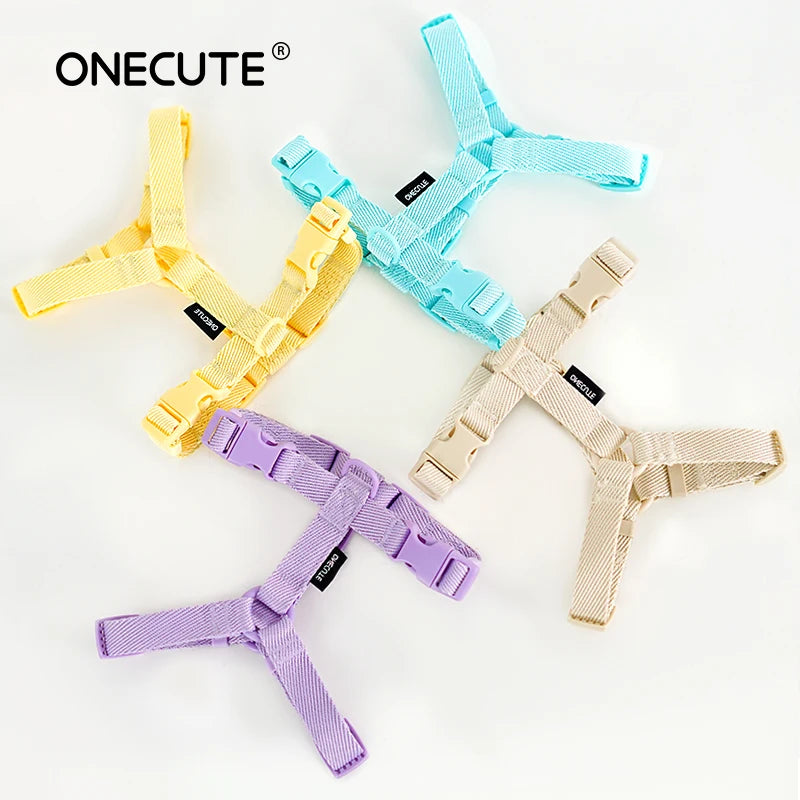 Dog Harness Dog Collar Dog Leash Macarone Color Cat Accessories Pet Small Dog Accessories Small Dog Harness Dog Supplies