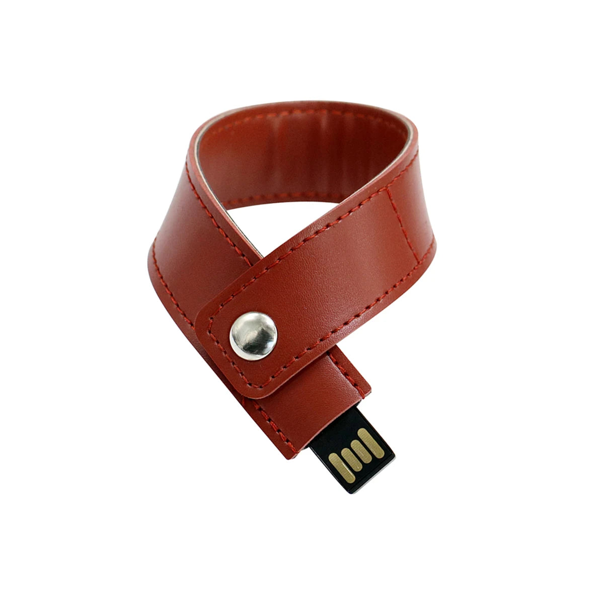 Pendrive 256GB USB Flash Drive Leather with Metal Keychain 64GB 32GB 8GB Business Usb Memories Disk 128GB Pen Drive Memory Stick