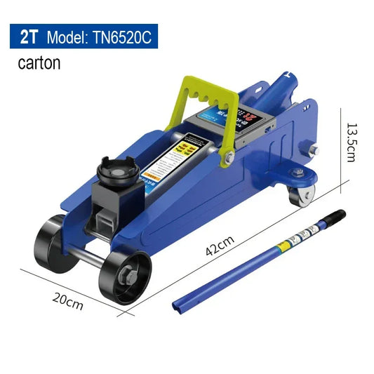 2 Ton Auto Hydraulic Jack Vehicle Oil Pressure Tire Replacement Lifting Repair Tool 13cm-30cm Car Emergency Curbside