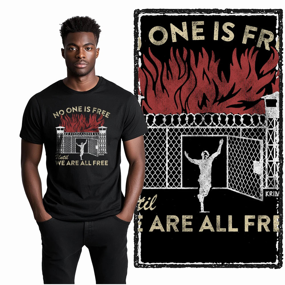 Coolmind U4 Streetwear Cool Print Exclusive Graphic T shirt fo men 100% Cotton Big Size vintage BLACK men's novelty tee shirt