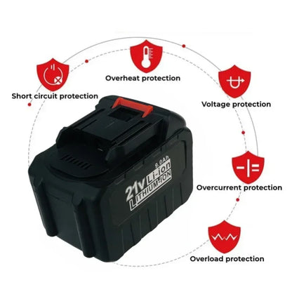 21V Lithium Battery Rechargeable 3.0/6.0/9.0Ah Batteries High-current High Discharge 21 Volt Replace Battery For Screwdriver