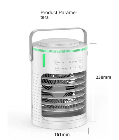 Desktop Air Conditioner Portable Air Conditioner Small Air Cooler Hydrocooling Portable Air Adjustment for Office Cooling Fans
