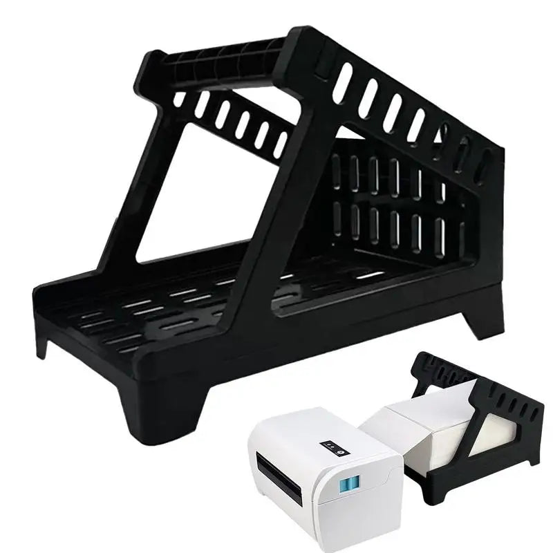 Desktop Printer Home Office Storage School Thermal Label Holder For Rolls Fanfold Accessories Durable Stand External Universal