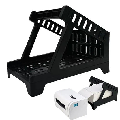 Desktop Printer Home Office Storage School Thermal Label Holder For Rolls Fanfold Accessories Durable Stand External Universal