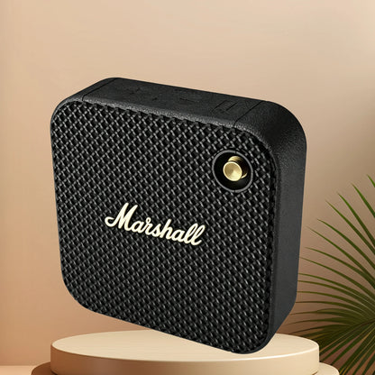 2026 Marshall Mini Retro Bluetooth Speaker, Compact Subwoofer, Portable & Long Battery Life for Outdoor Use