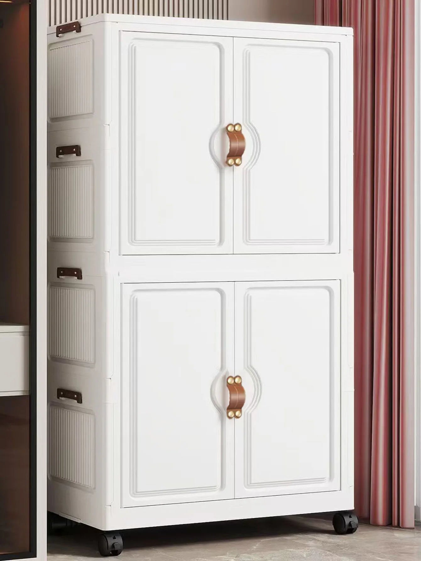 Locker Locker Locker Household Locker Clothes Installation Free Plastic Multi Layer Foldable Large Capacity Practical Cabinet