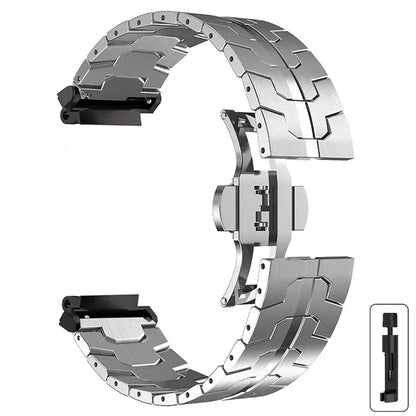 Steel Strap for Huami Amazfit T-rex 3/2 Trex Pro Metal Watch Band for Amazfit T-Rex Ultra Butterfly clasp Smartwatch Accessories