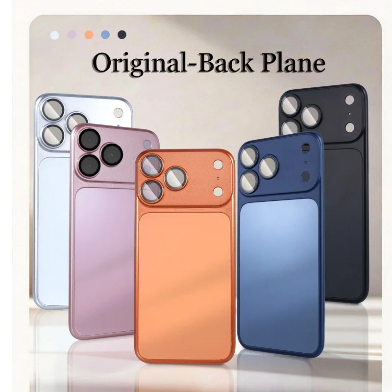 Original AG Matte Glass For Magsafe Case for iPhone 17 16 15 14 13 12 Pro Max Wireless Charging Magnetic Camera Protection Cover