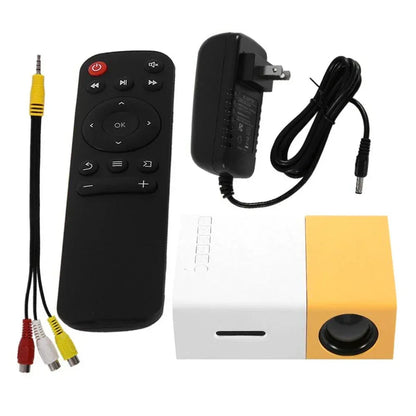 YG300 Portable Mini Movie Projector 1080P USB Audio Home Media Player Beamer Suitable For Outdoor Camping Drive-in Home Theater