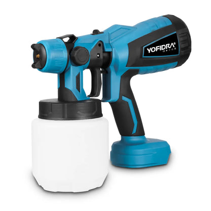 YOFIDRA 1000ML Electric Spray Gun Powerful Portable Paint Sprayer Cordless Furniture Coating Airbrush For Makita 18V Battery Pin