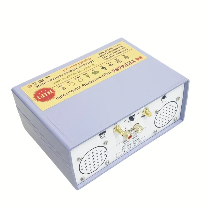 1Set Latest TEF6686 FM SW/MW/LW Full Band Radio RDS + Battery Speaker Charger Antenna FM AM Radio FM AM Radio