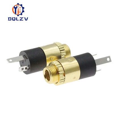 5PCS/LOT PJ392 3.5mm Stereo Female Sockect Jack with Screw 3.5 Audio Headphone Connector PJ-392