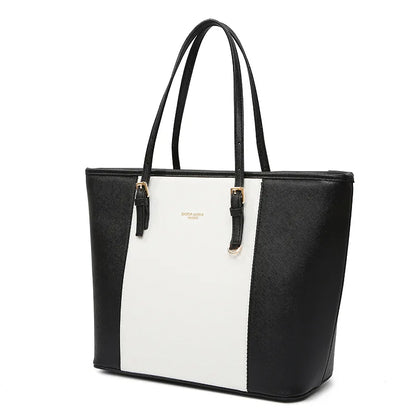 Women Large Capacity Bucket Tote Bag Shoulder Handbag Mommy Bag Work Travel Casual Purse