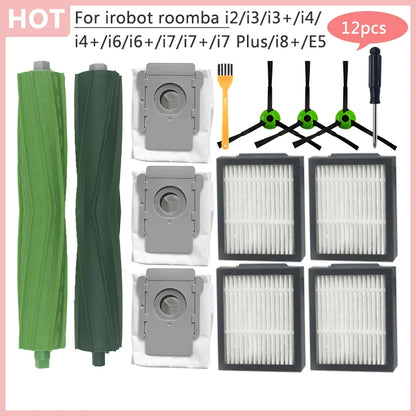 E5 E6 E7 Filter Dust Bag For irobot roomba i2 i3 i3+ i4 i4+ i6 i6+ i7 i7+ i7 Plus i8+ Replacement Main Side Brush Vacuum cleaner