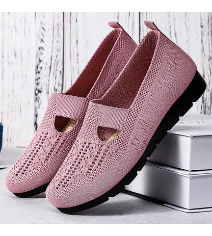 Women's Summer Shoes Breathable Flat with A Casual Women's Sneakers Comfortable Soft Sole Large Size 36-43 Cheap Shoes Clearance