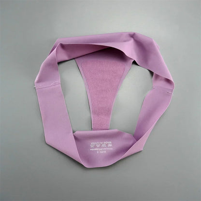 7 PCS/Set Fast Send Seamless Thong Women G String Sexy Ice Silk Panty Female Underwear Fitness Panties Plus Size