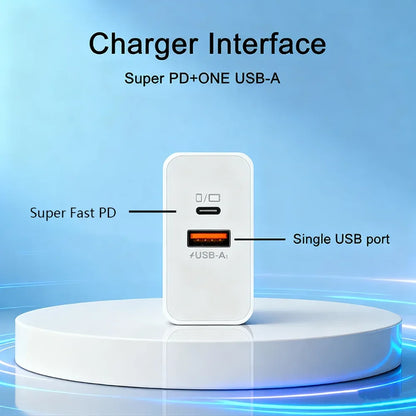 240W GaN USB Type C Charger PD Fast Charge Phone QC 3.0 Quick Chargers For iPhone 17 16Pro Max Mini iPad Charging NEW