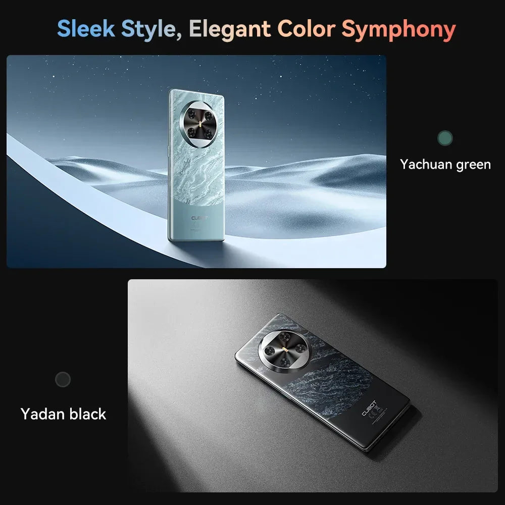[NEW] CUBOT Android Smartphone X90, 6.67" AMOLED Curved 120Hz Display, 32GB RAM (16GB+16GB), 256GB ROM, Helio G99, NFC, 100MP