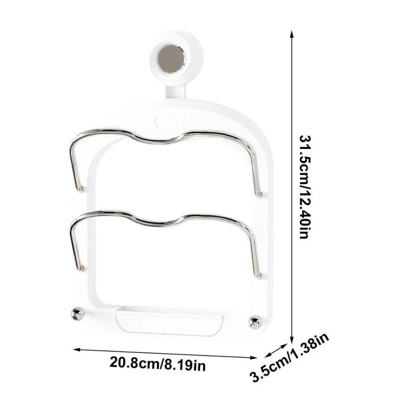 Kitchen Organizer Rack Wall Hanging Pot Cover Rack Multilayer Pot Lid Metal Multifunctional Rack Pot Lid Storage Rack