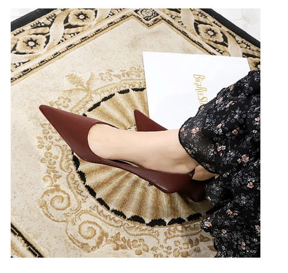 BIGTREE Shoes Women 4.5 Cm Heels Pointed Toe Woman Pumps Fashion Kitten Heels Large Size 34-43 Sexy Mid Heeled Female Shoes 2026