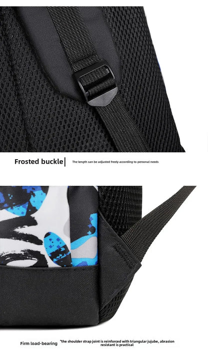 Camouflage printed school backpacks for teenage boys and girls Men's large capacity backpack computer bag student schoo bags