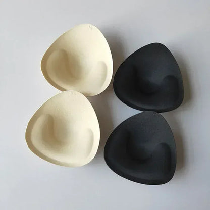 Invisible Triangle Sponge Push Up Bra Pads Women Sexy Inserts Underwear Sponge Swimsuit Bikini Breast Enhancers Chest Cup Pads