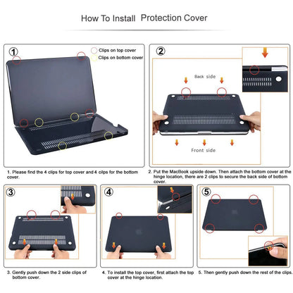 Laptop Case for Macbook Air 13 A2337 2020 M1 Chip Pro 13 A1278 2022 M2 Air 13.6 M2 for Macbook Pro 14 case M4 2023 M3 Pro 16